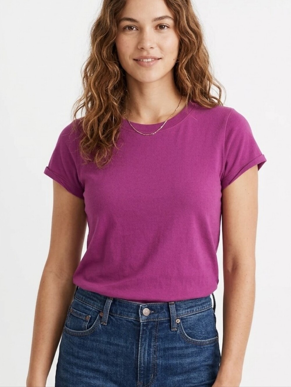 Madewell Purple Short Sleeve Tee